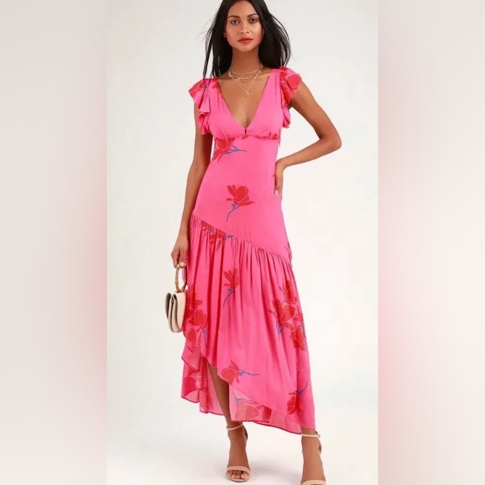Free People Pink Floral Dress